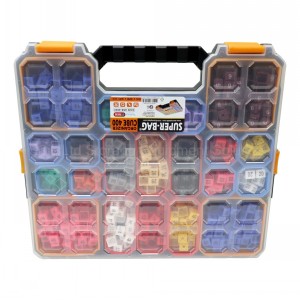 Cube Parts Organiser Case 21 Removable Compartments